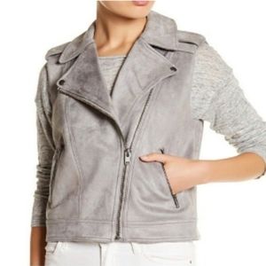 Philosophy faux suede vest